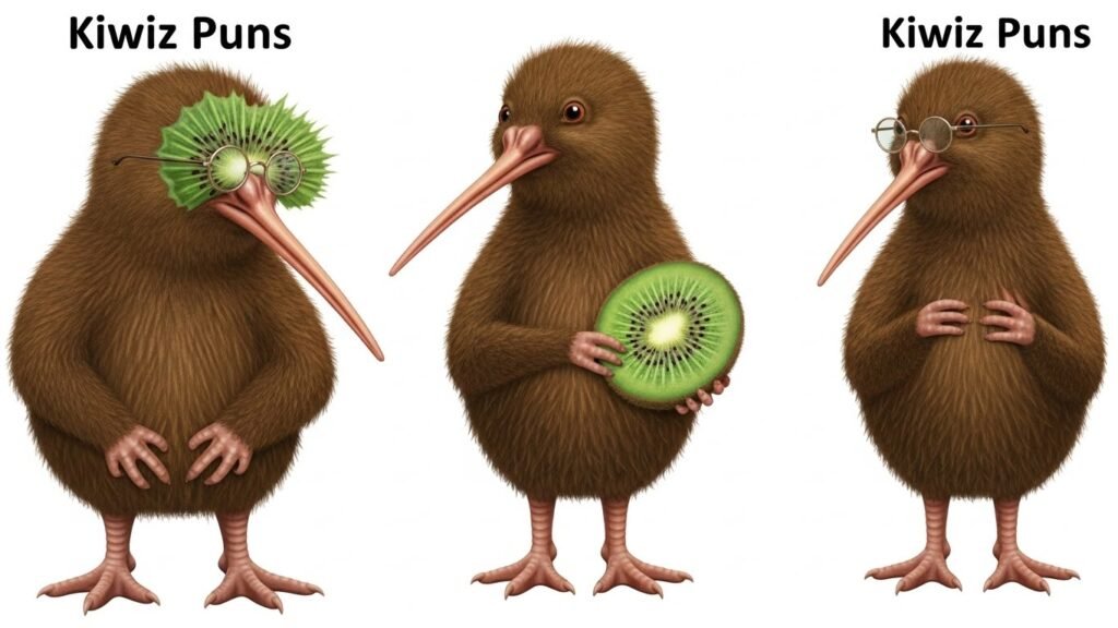 "kiwi puns"