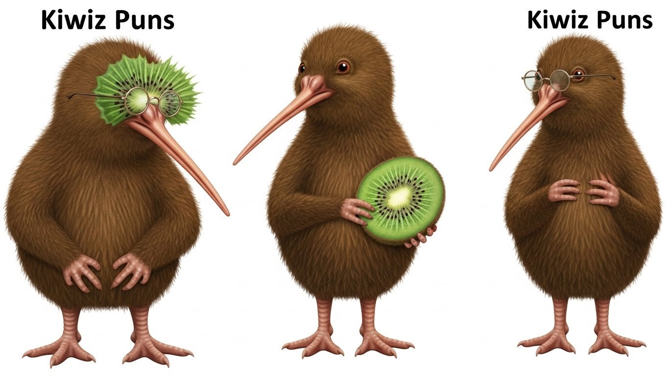 "kiwi puns"