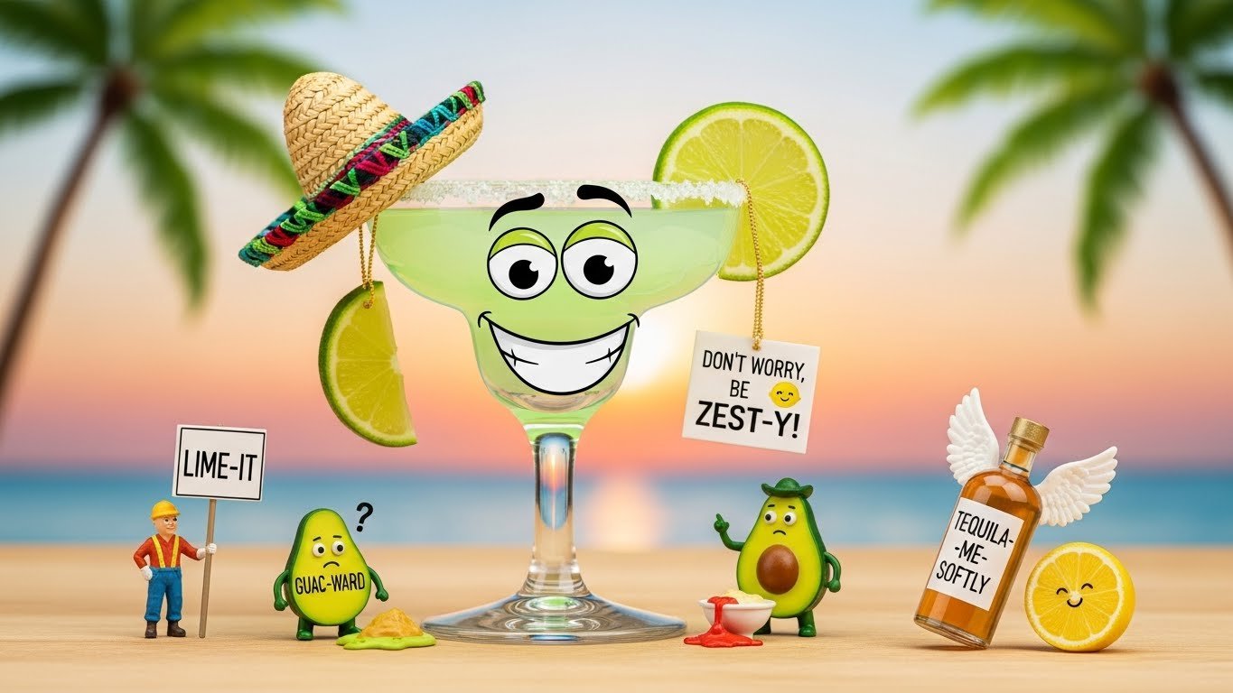 "margarita puns"