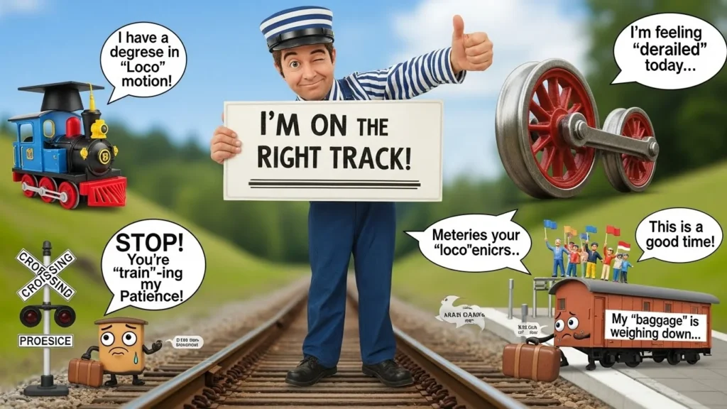 "railroad puns"