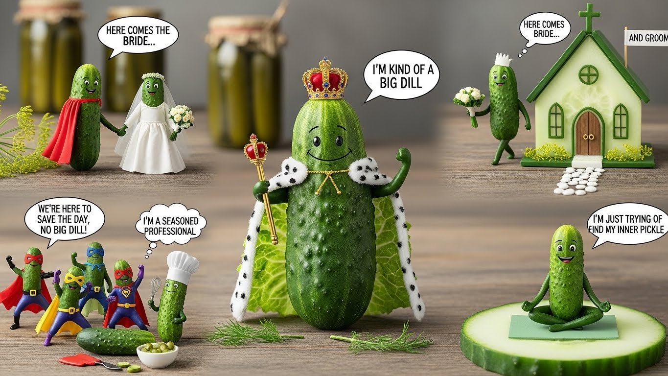 Funny Cucumber Puns Captions