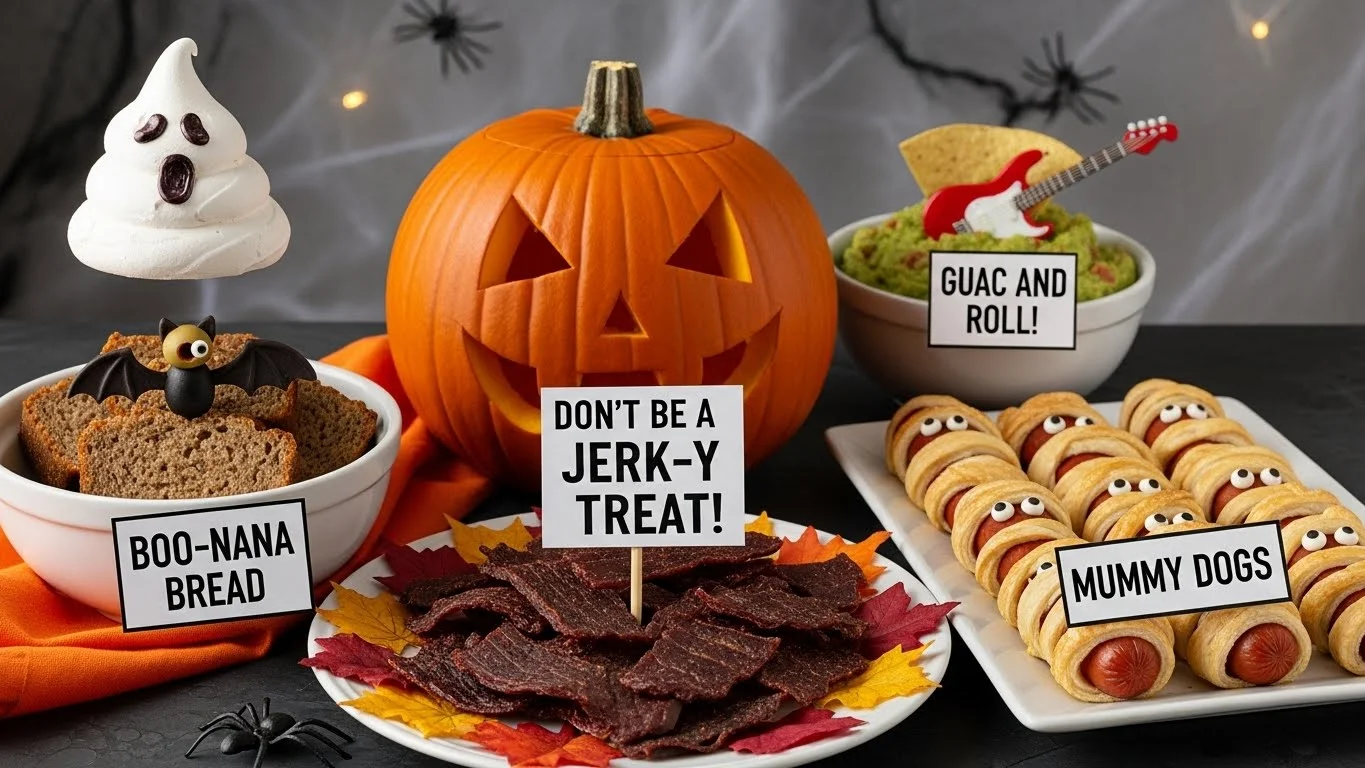 Funny Halloween Food Puns
