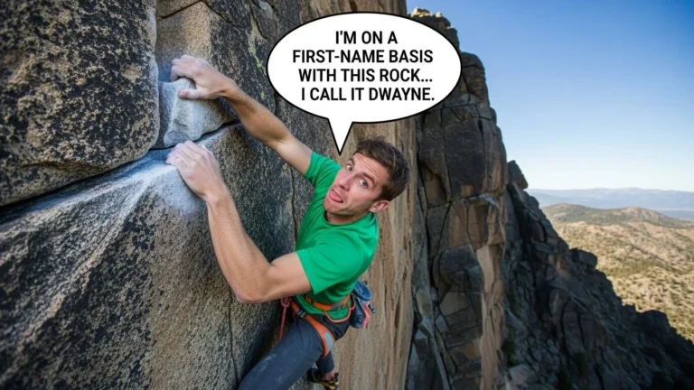 Rock Climbing Puns