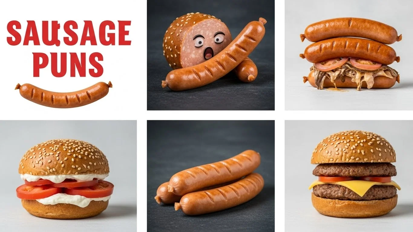 Funny Sausage Puns Captions