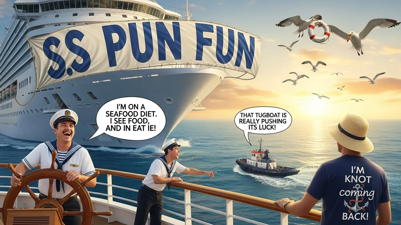🚢 Funny Ship Puns Captions
