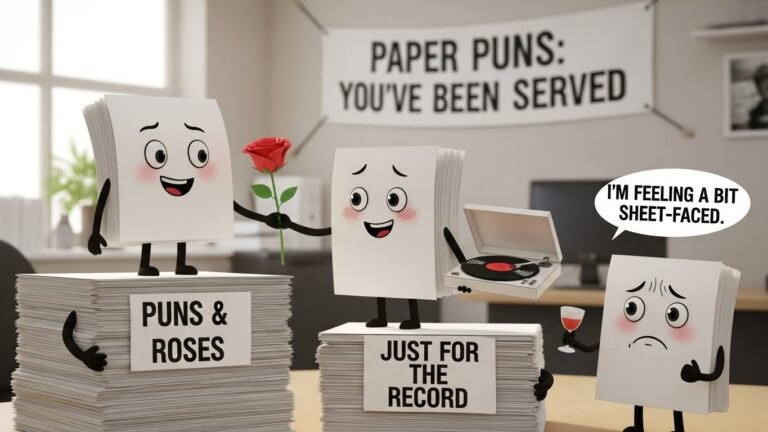 paper puns"
