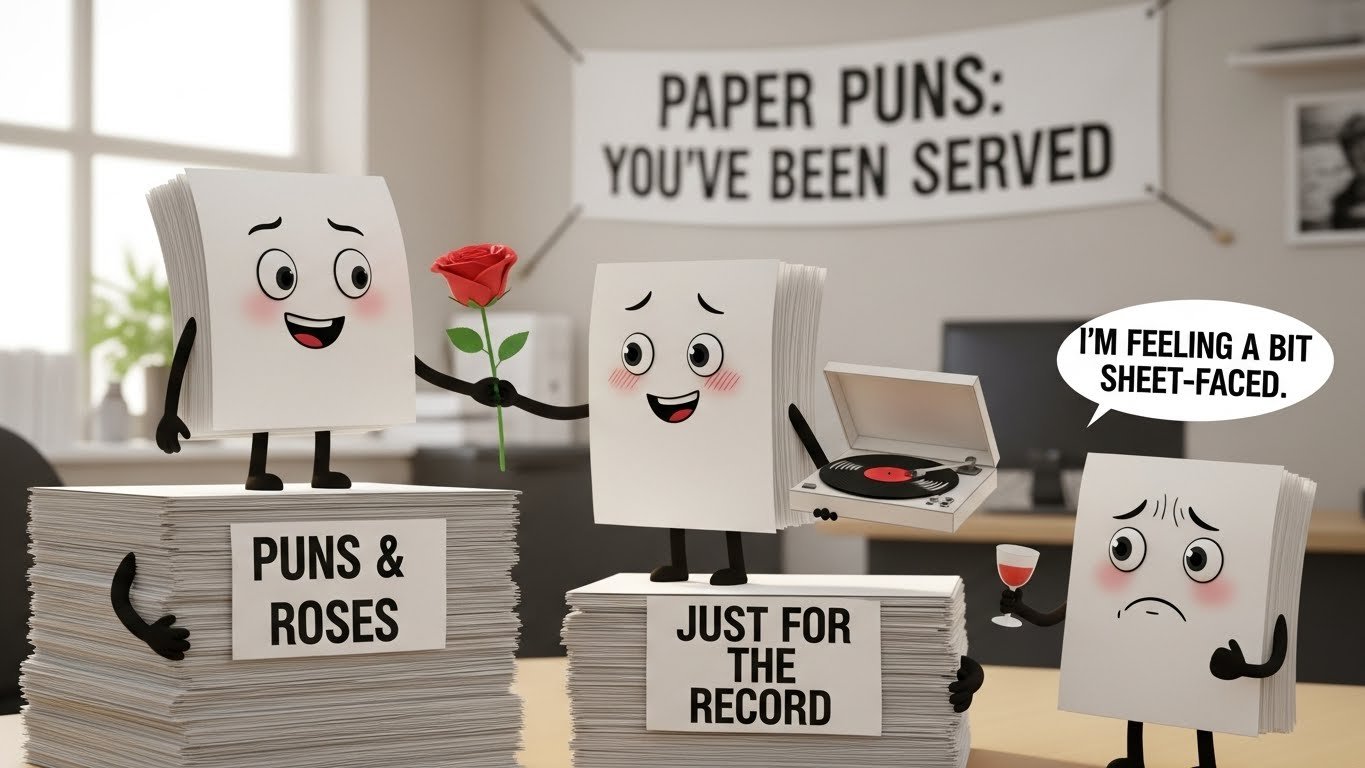 paper puns"