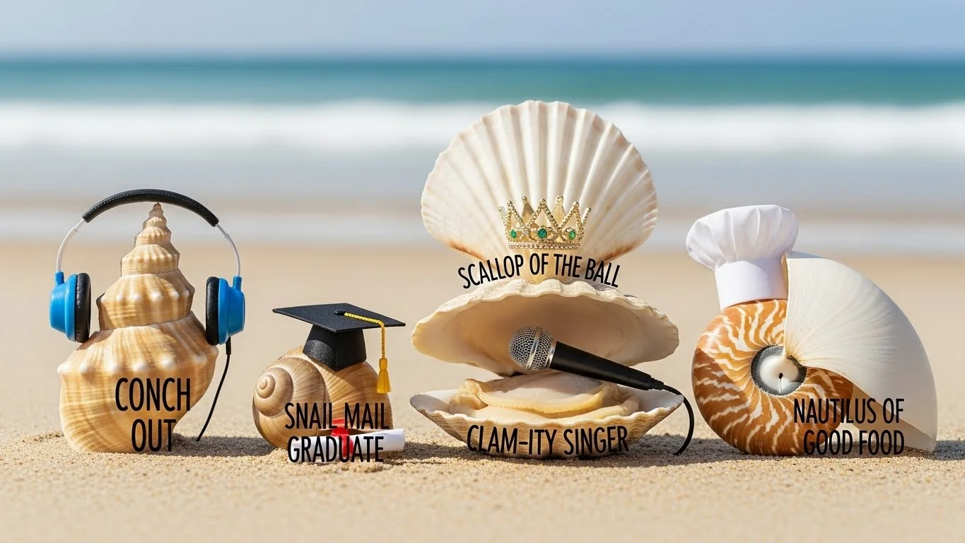 🐚 Funny Clam Puns Captions