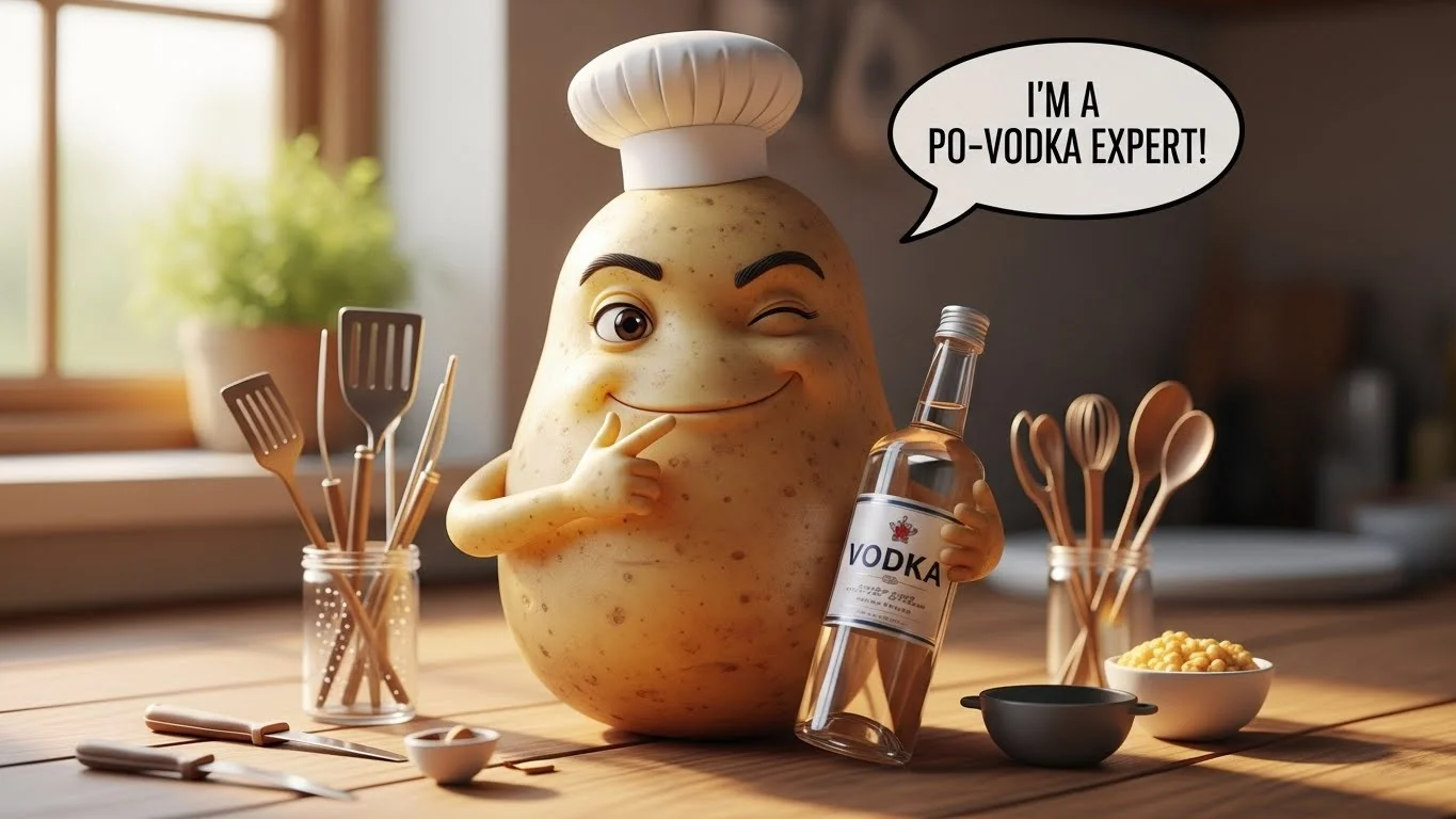 🍸 Funny Vodka Puns Captions
