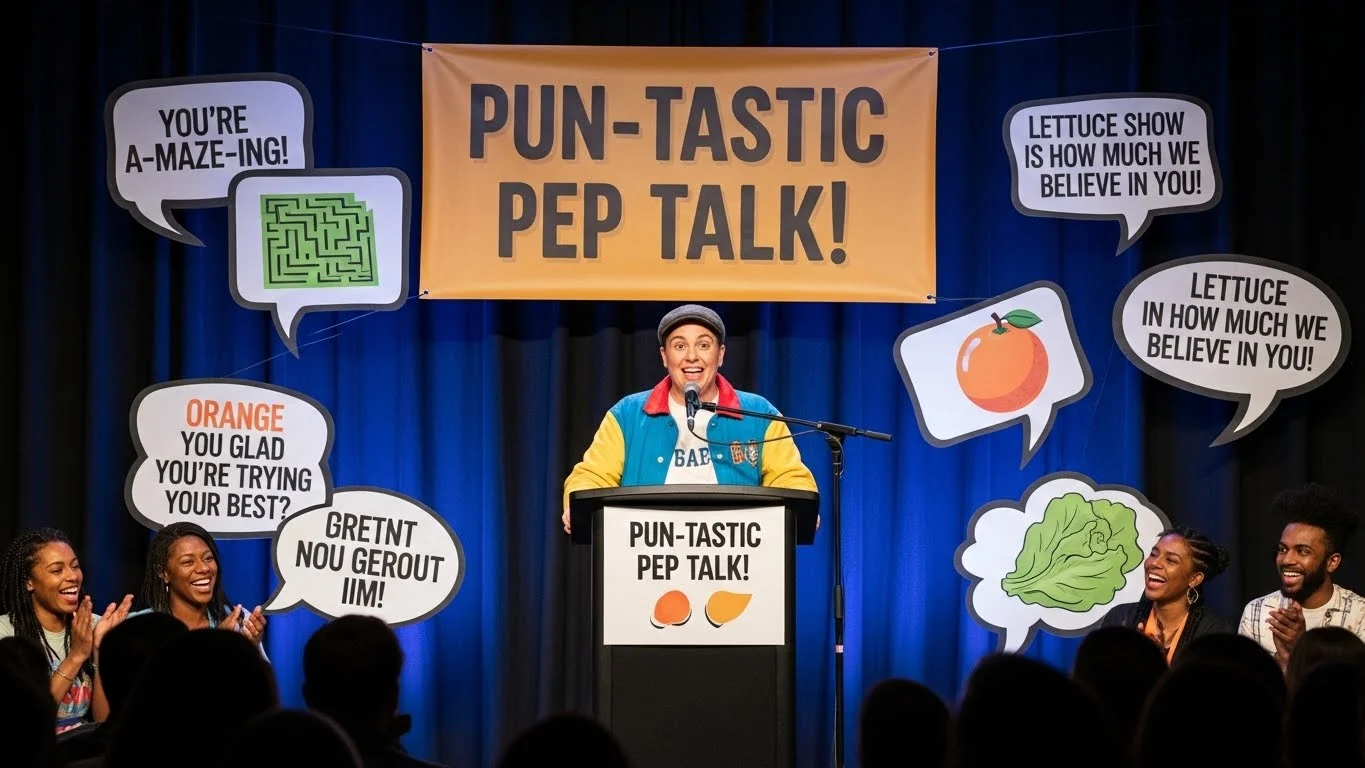 🌟 Funny Encouraging Puns Captions