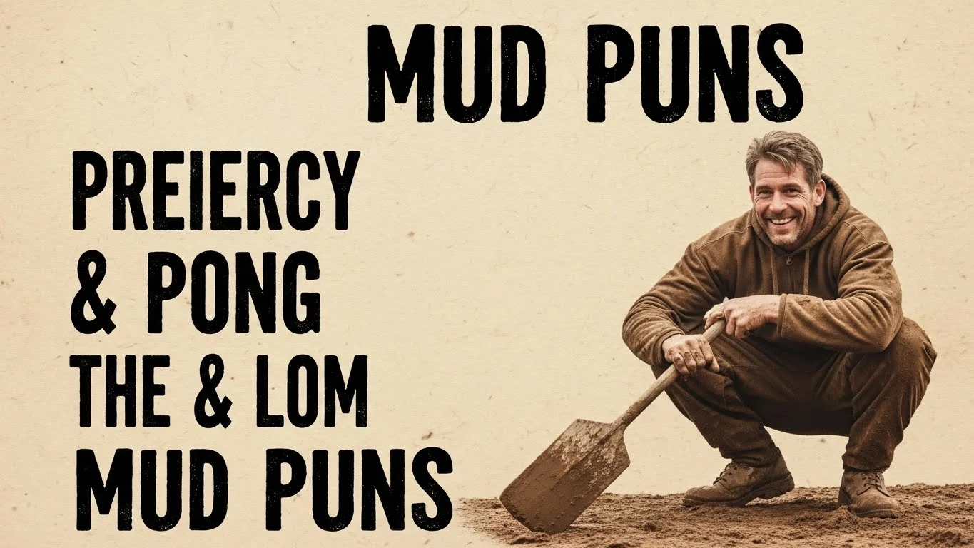 🌧️ Funny Mud Puns Captions