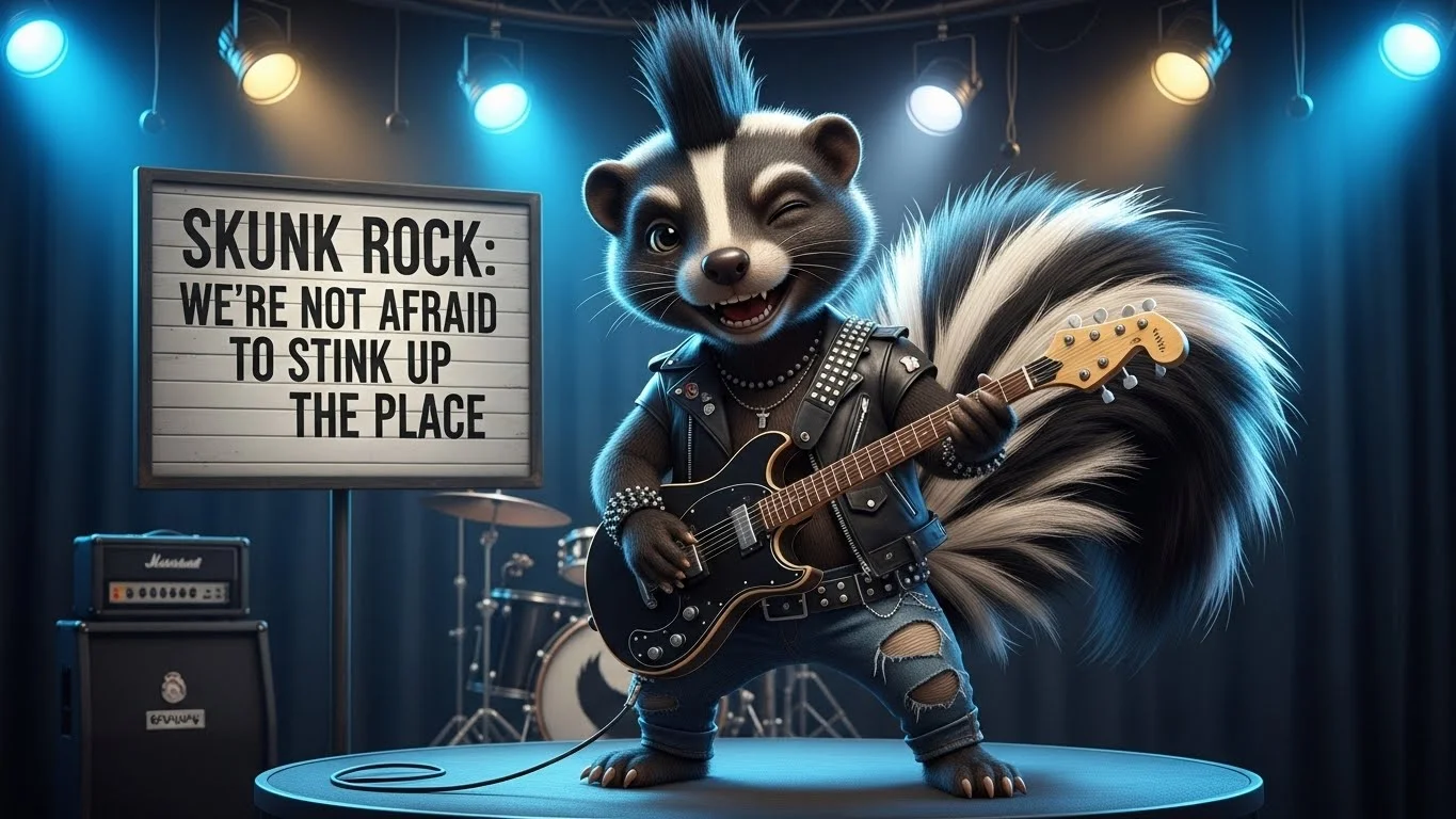 🦨 Funny Skunk Puns Captions