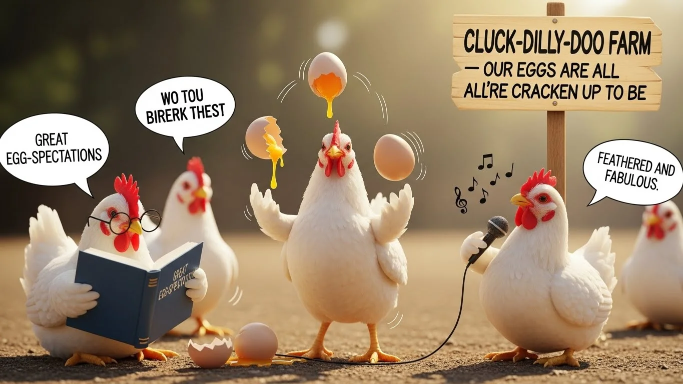 🐔 Funny Chicken Puns Captions