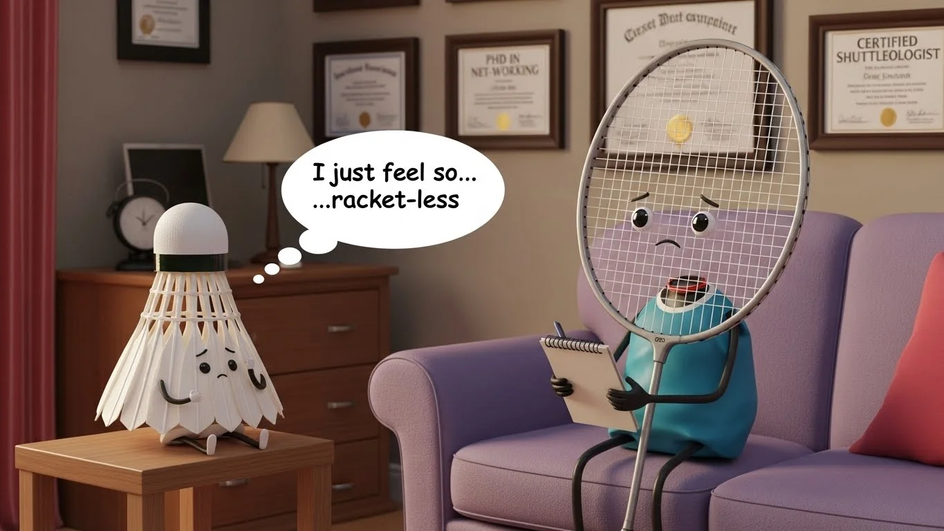 🏸 Funny Badminton Puns Captions 📸