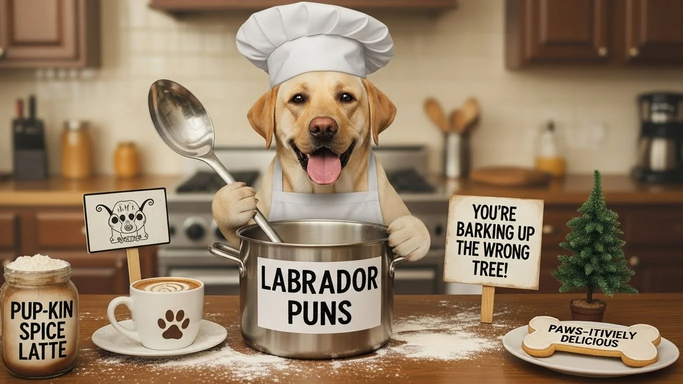 🐕 Funny Labrador Puns Captions