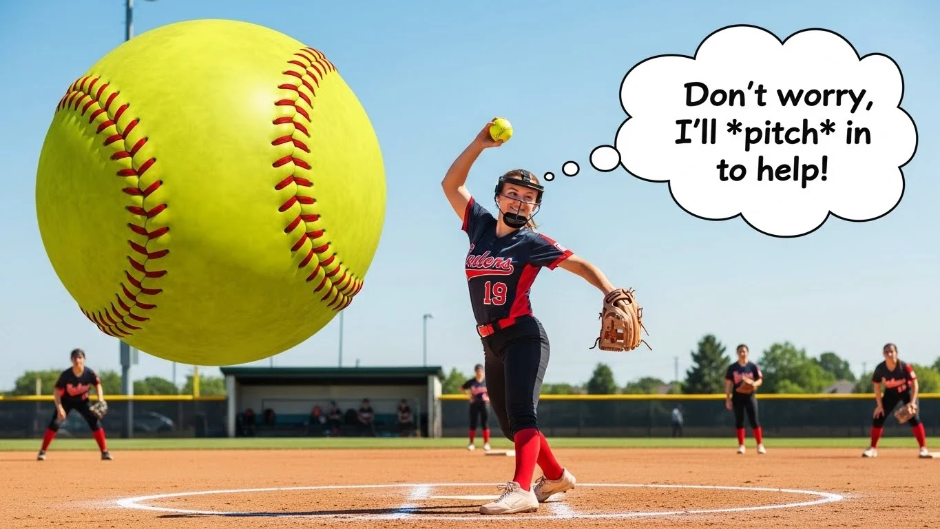 softball puns