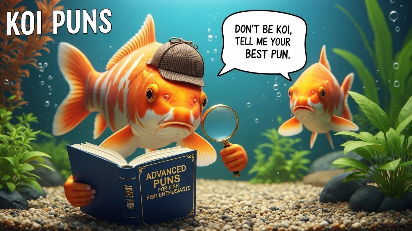 🐟 Funny Koi Puns Captions