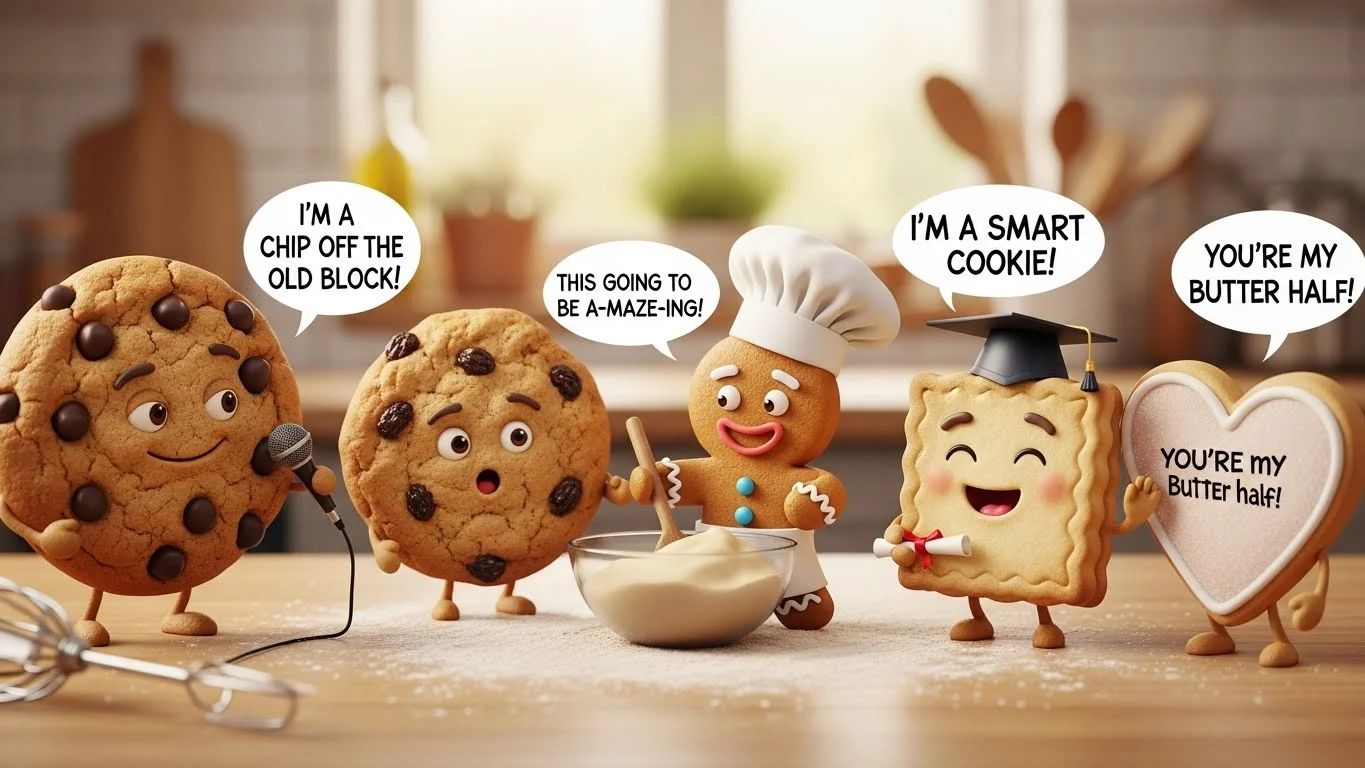 "cookie puns"