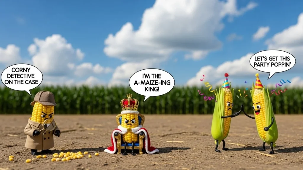 "corn puns"
