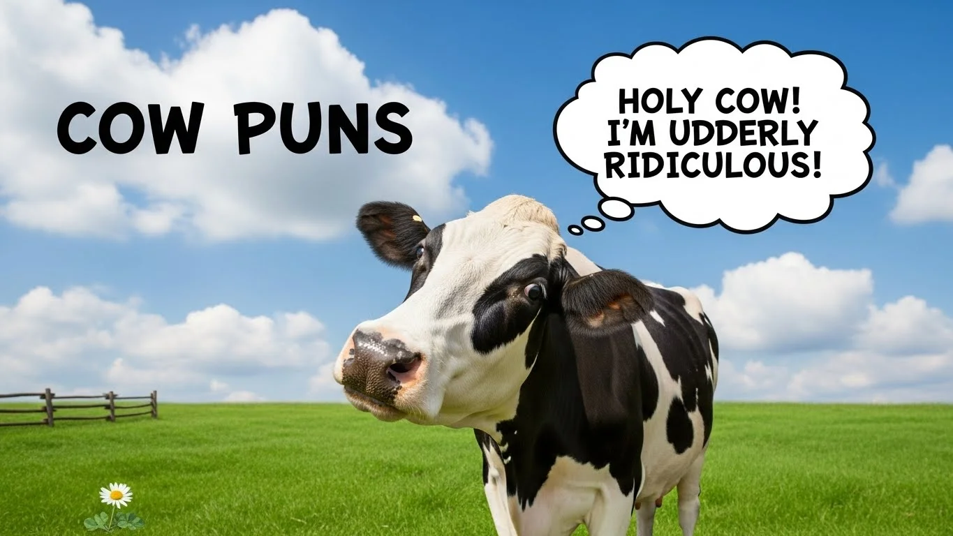 "cow puns"