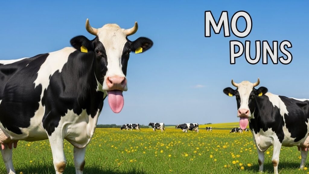 "moo puns"