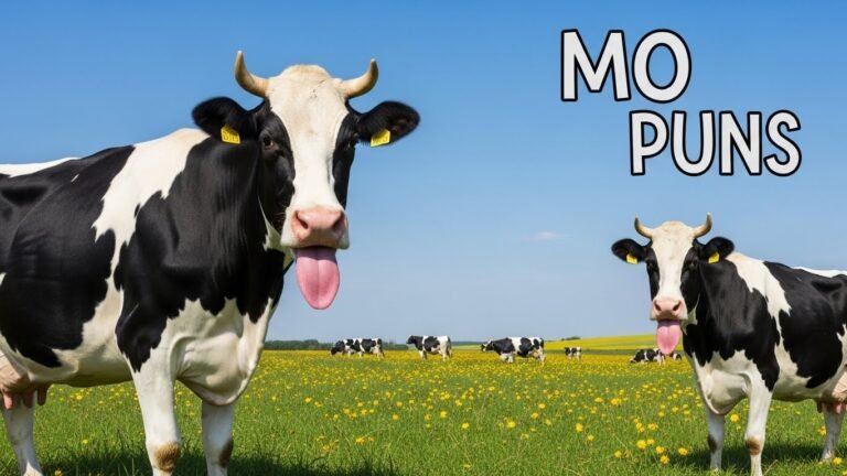 "moo puns"