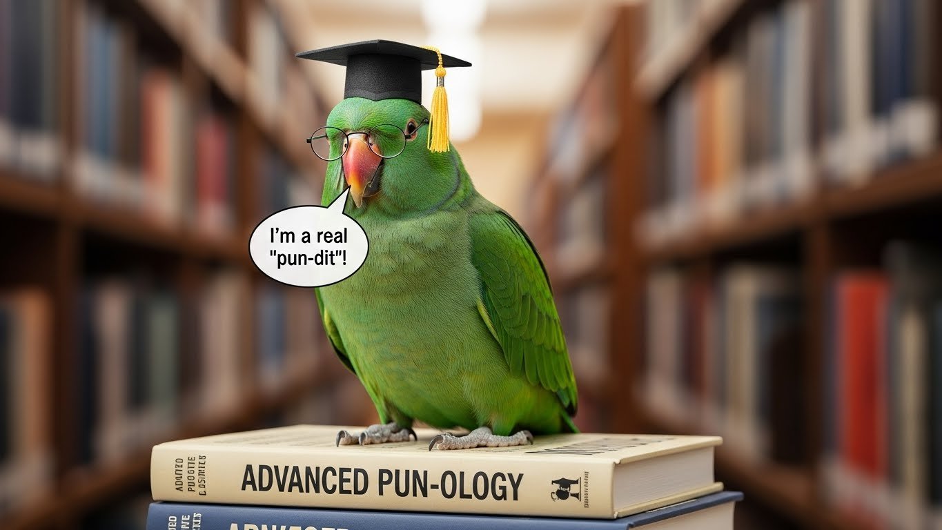 "parrot puns"