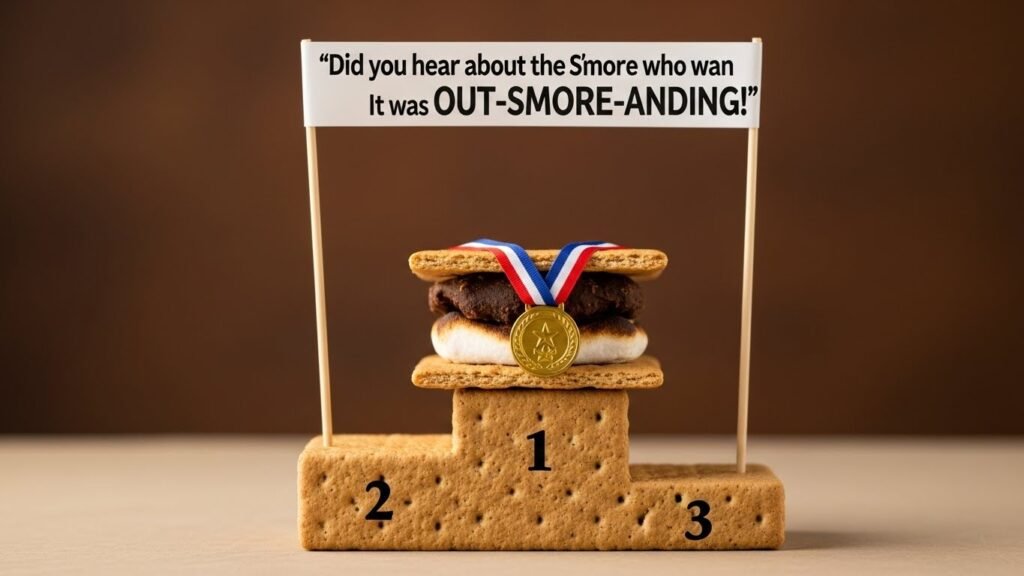"smores puns"