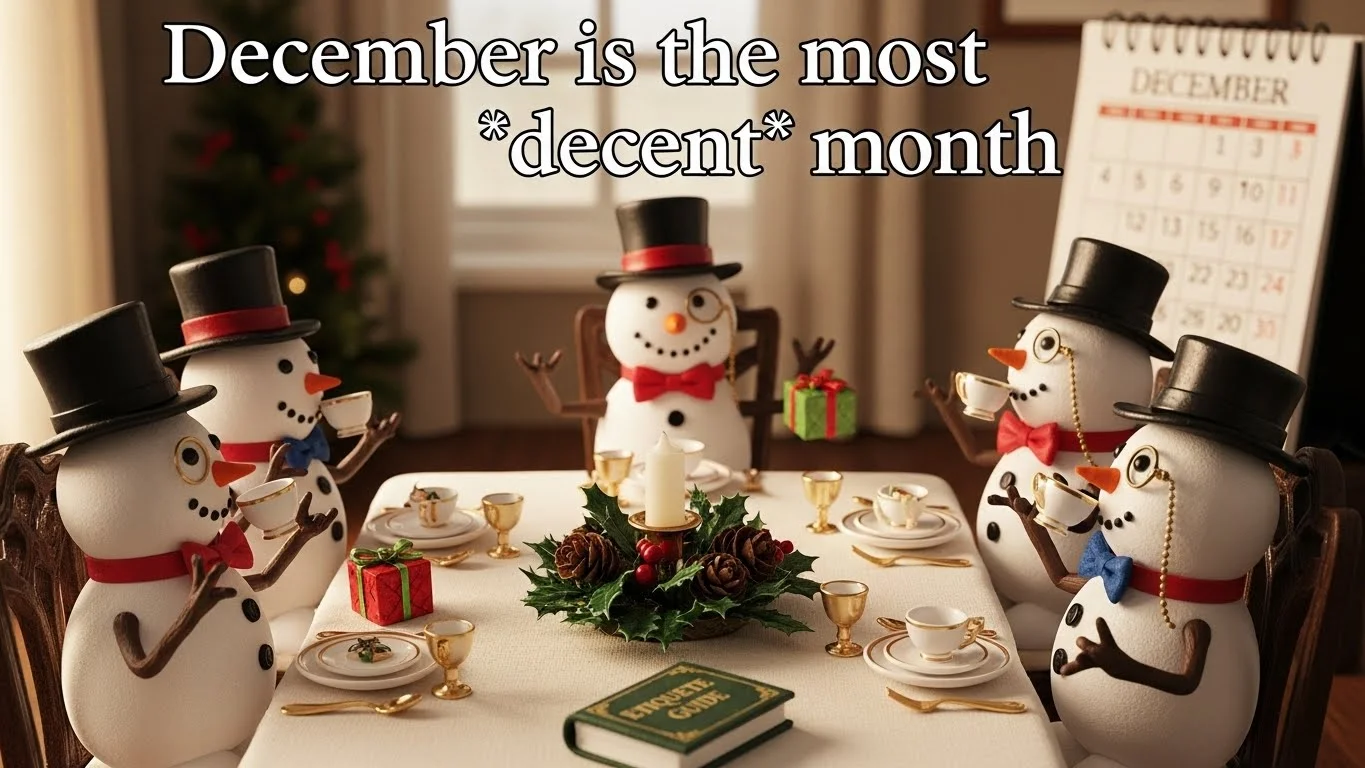 ❄️ Funny December Pun