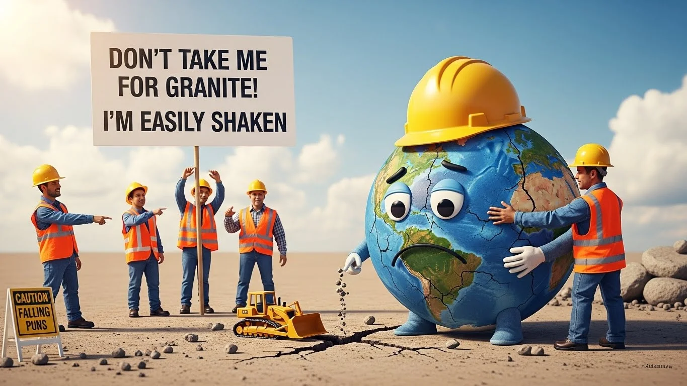 🌍 Funny Earthquake Pun