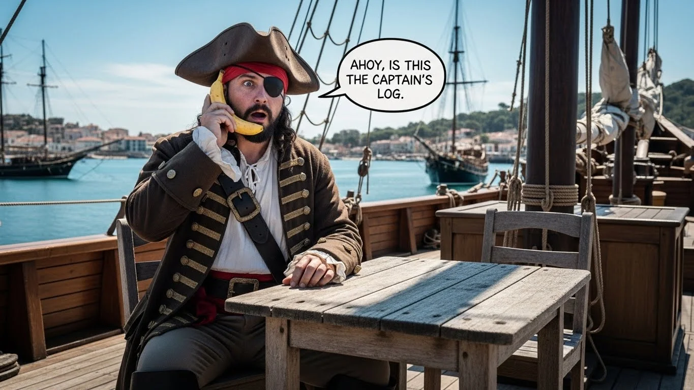 🏴‍☠️ Funny Pirate Puns Captions