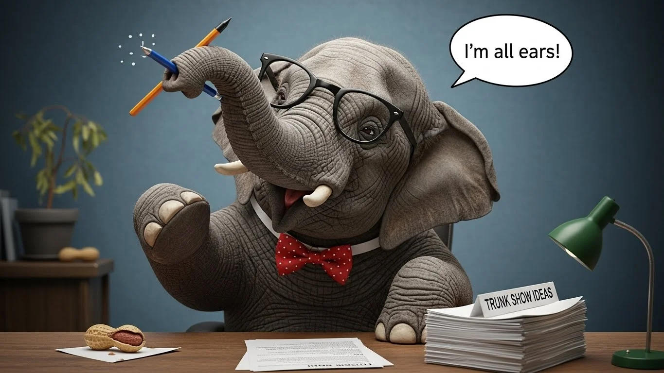 🐘 Funny Elephant Pun Captions