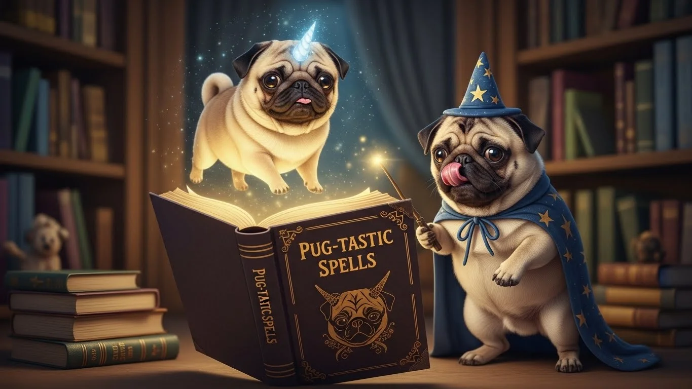 🐶😄 Funny Pug Puns Captions