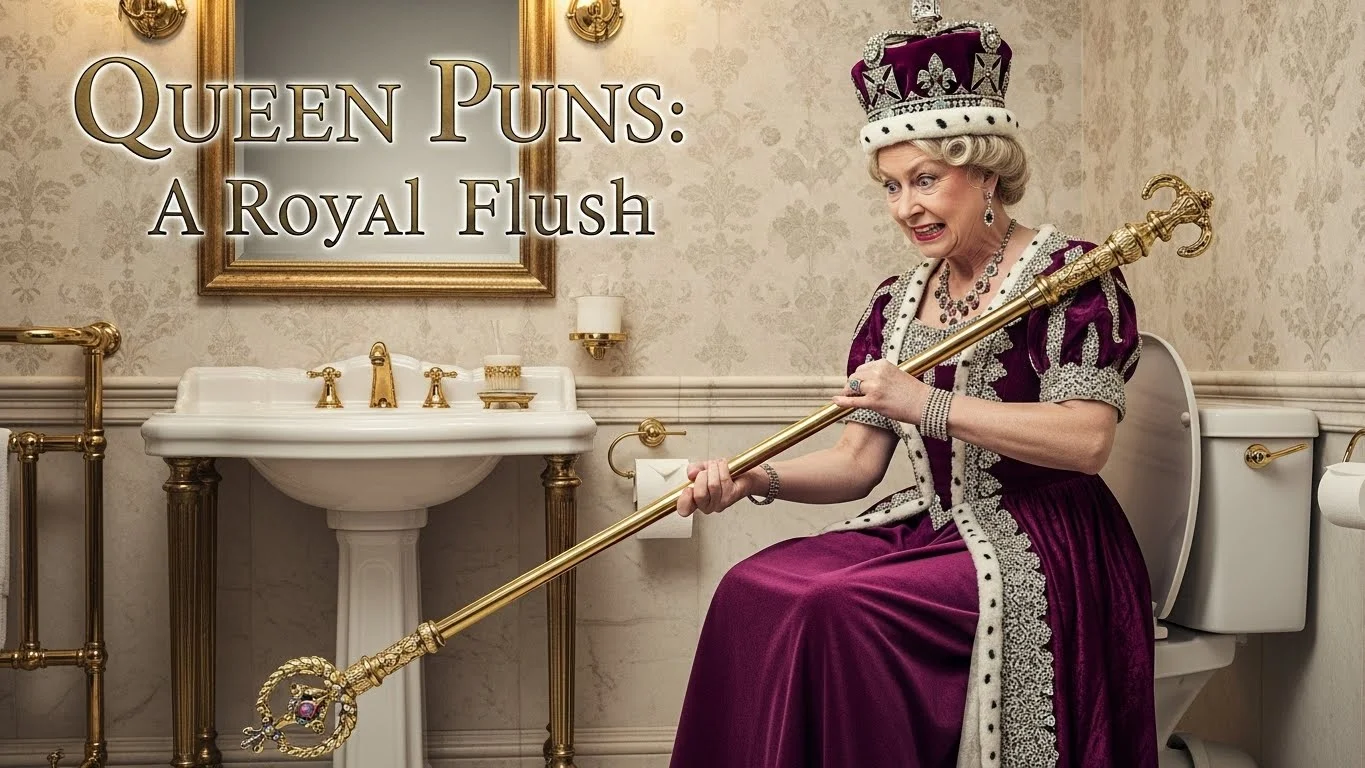 👑 Funny Queen Pun Captions