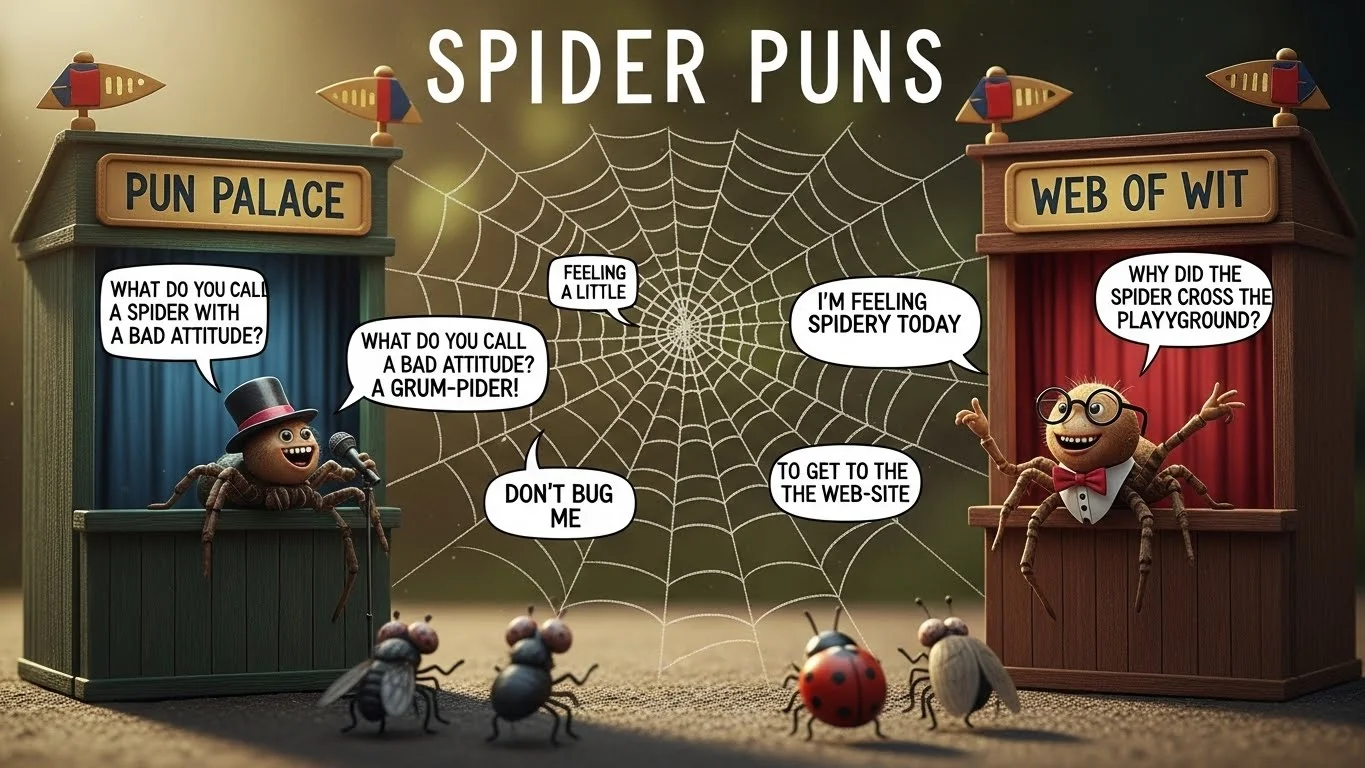 🕷️ Funny Spider Puns