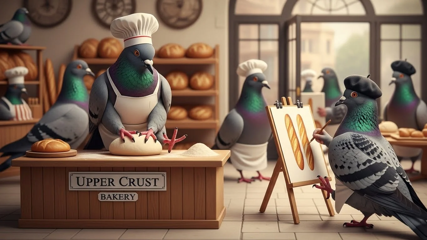 😂 Funny Pigeon Puns Captions