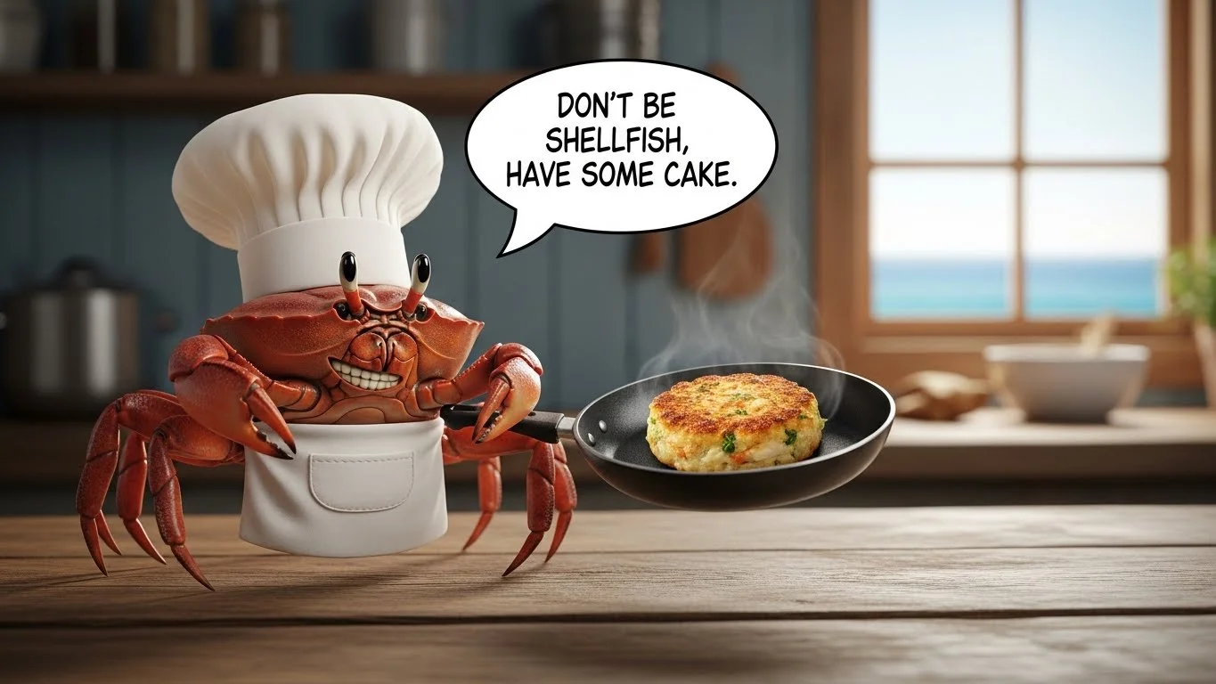 🦀 Funny Crab Puns