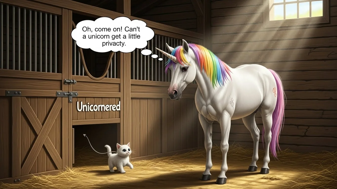 🦄 Funny Unicorn Pun Captions