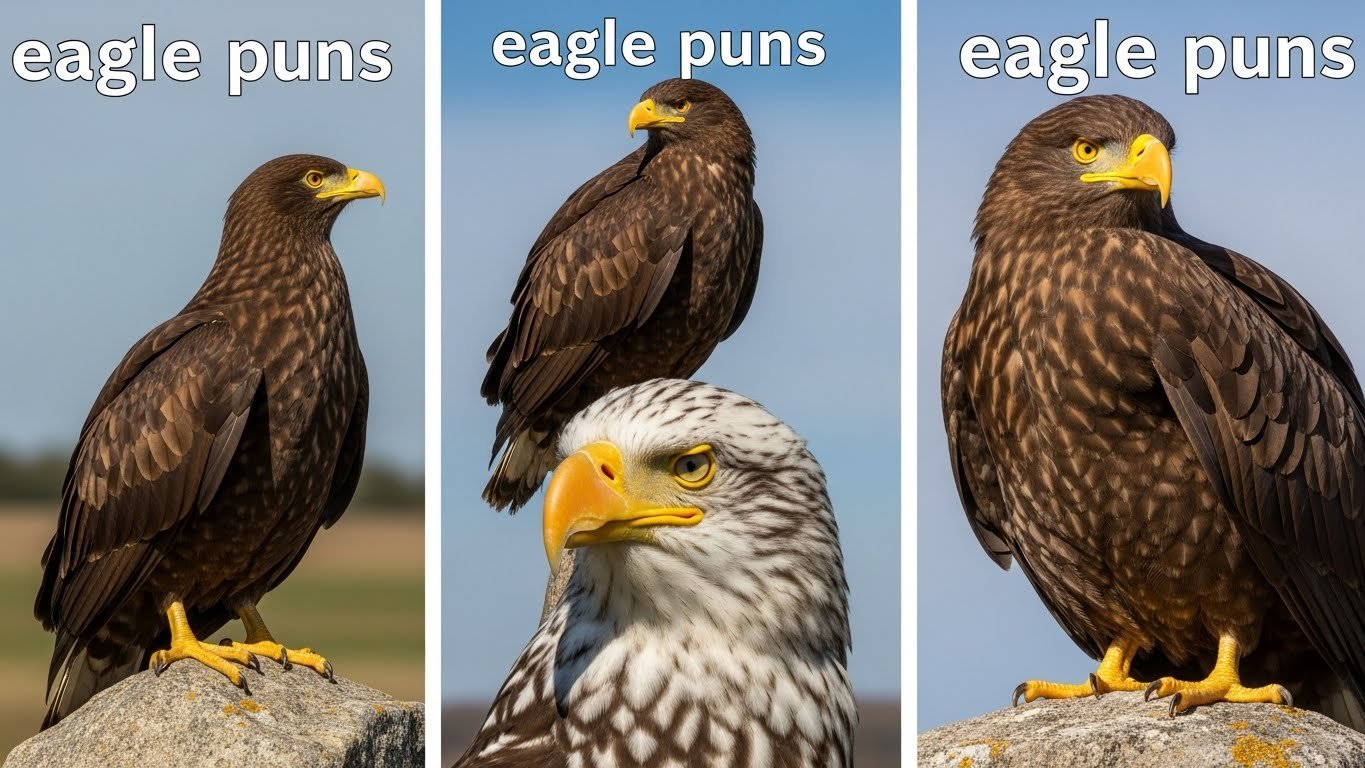 🦅 Funny Eagle Puns Captions