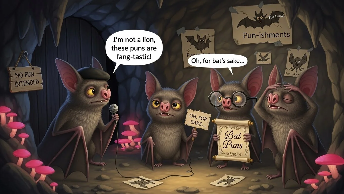 🦇 Funny Bat Puns