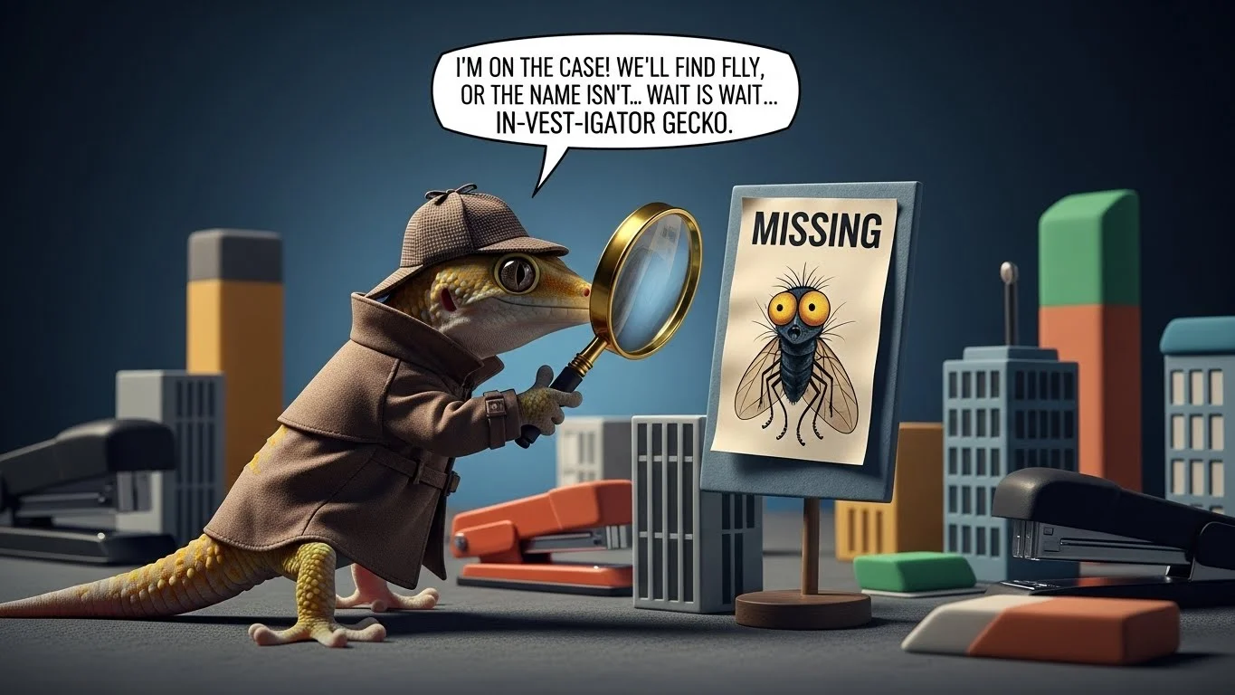 🦎 Funny Gecko Pun