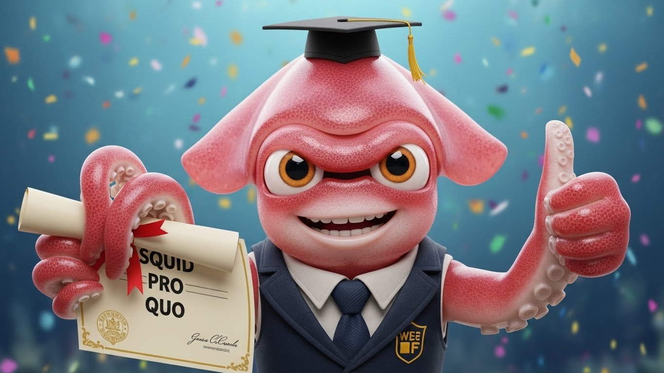 🦑 Funny Squid Puns Captions 📸