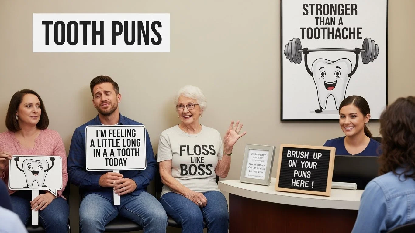 🦷 Funny Tooth Puns Captions