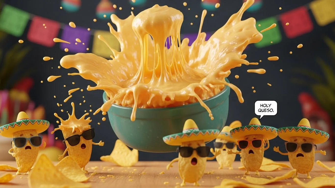 


🧀 Funny Queso Pun Captions