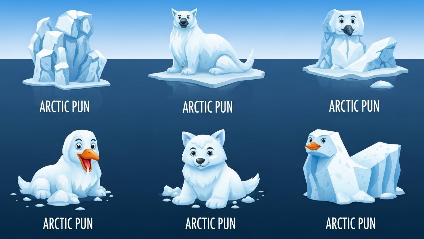🧊 Funny Arctic Puns One-Liners 😂