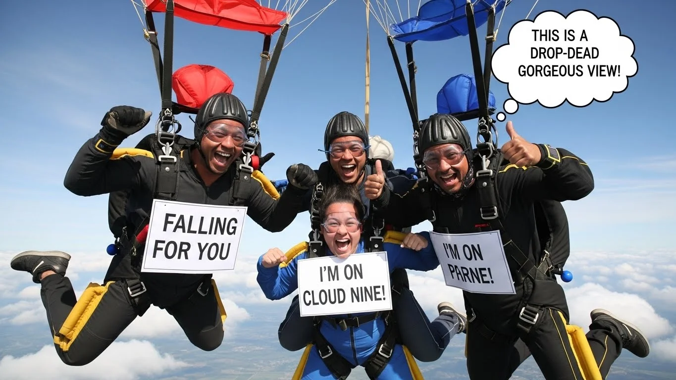 


🪂 Funny Skydiving Pun