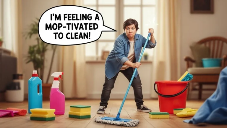 cleaning puns