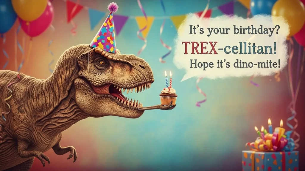 dinosaur birthday puns