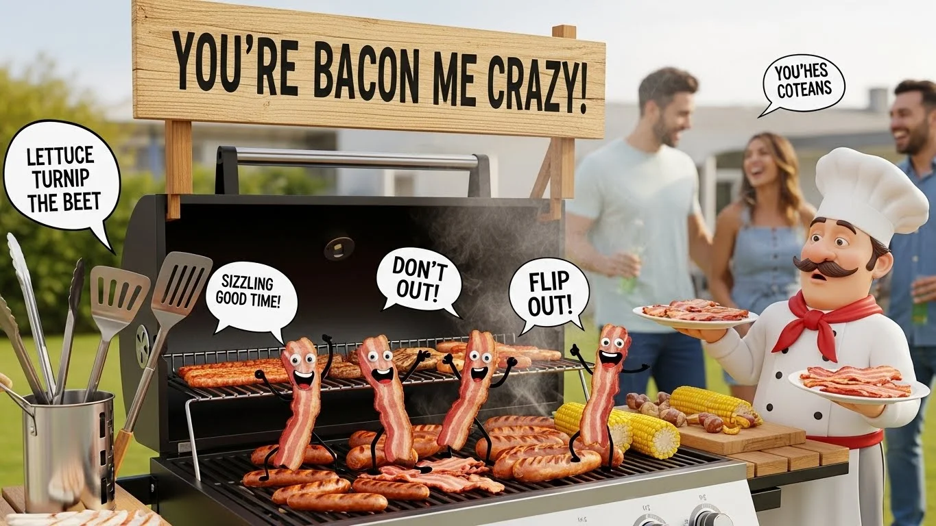 😂 Funny BBQ Puns