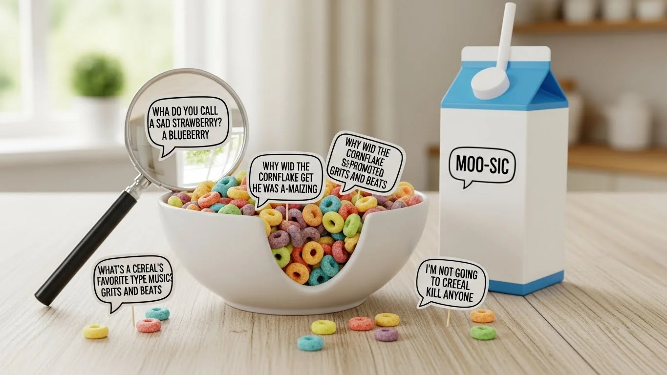 😂 Funny Cereal Puns